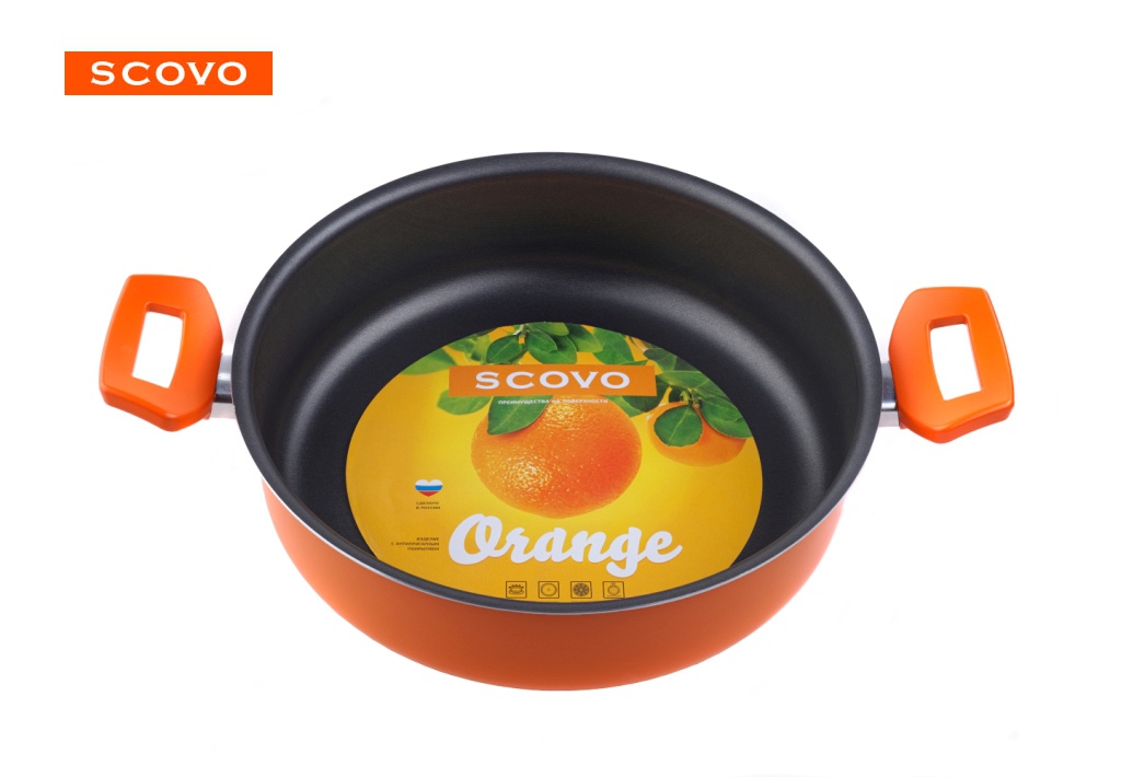 Жаровня Scovo Orange, 26 см, без крышки